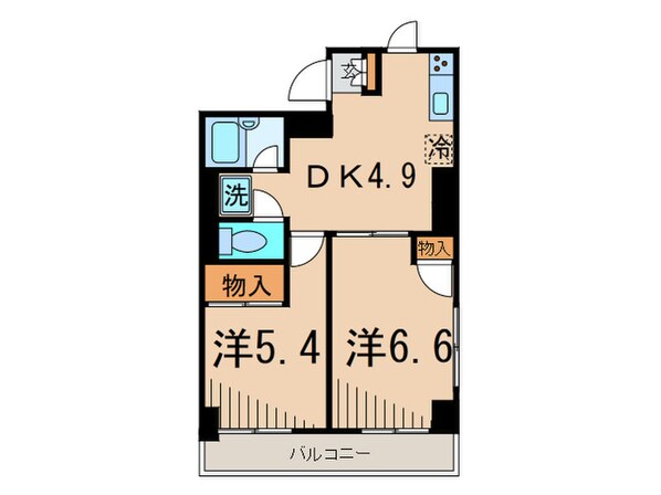 フェリ－ス北千束の物件間取画像